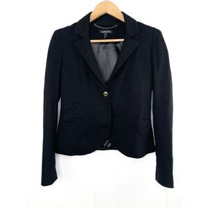Isabella Oliver Black Maternity Blazer Double Pockets Size 1